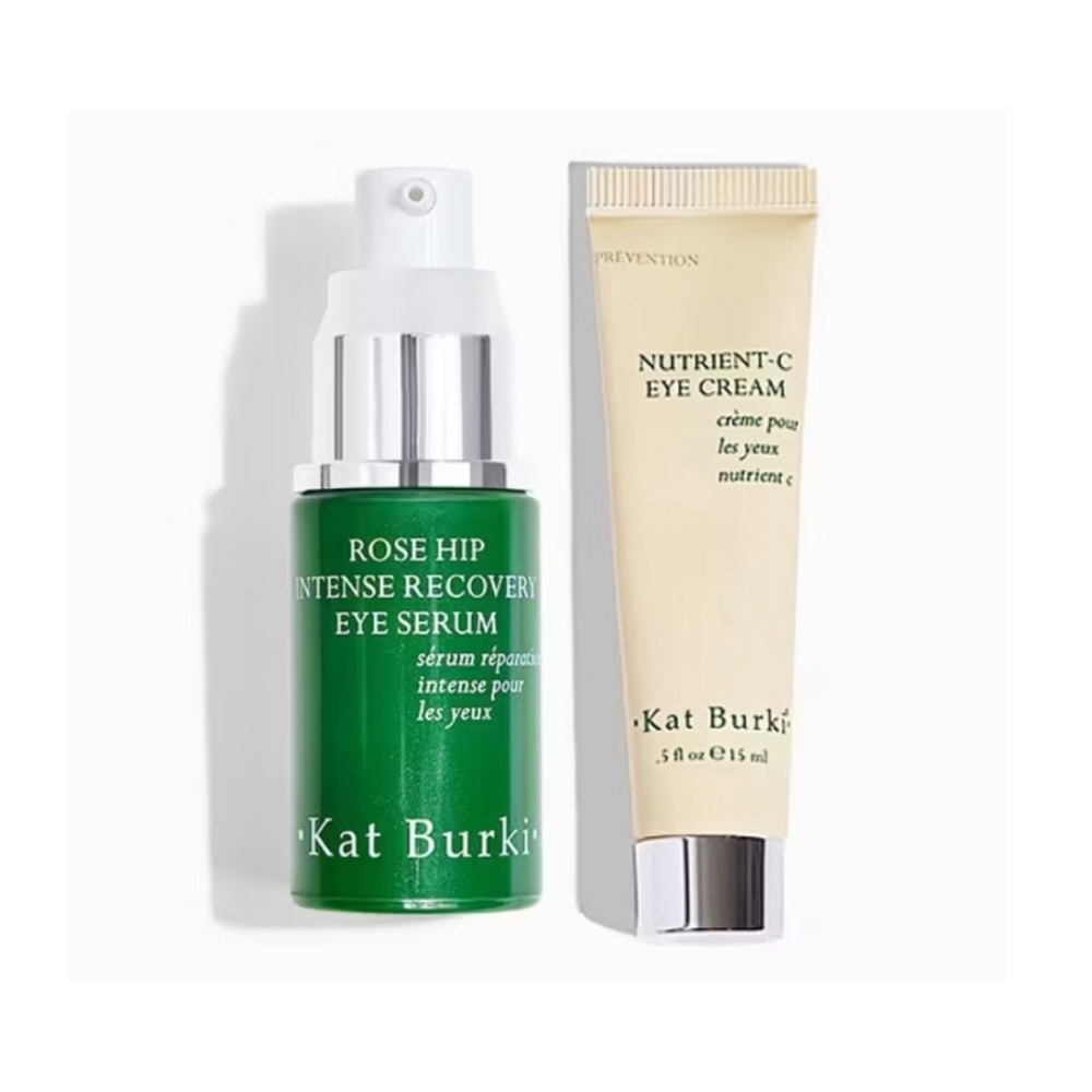 KAT BURKI Rose Hip Intense Recovery Eye Serum & Nutrient-C Eye Cream - 0.5 oz ea